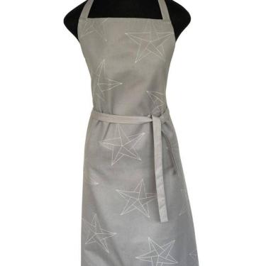Imagem de Avental De Cozinha Big Star Cinza 100% Algodão Jaquard