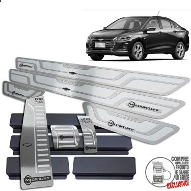 Imagem de Descanso Pedaleira Soleira Prata Onix Plus Midnight 2020 22