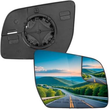 Imagem de LOIYLLEN Substituição do espelho lateral do passageiro para Ford Ranger 2012 2013 2014 2015 2016 2017 2018 2019 2020 2021 2022, Everest 2016-2022 - Vidro do espelho do lado direito, vidro dos espelhos