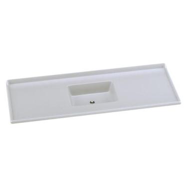 Imagem de Pia de Cozinha Mármore Sintético 150x55cm Multimóveis CR20481, Gelo