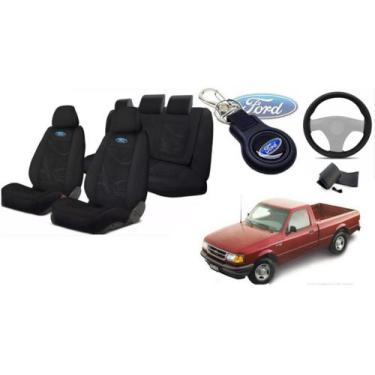 Imagem de 1124Conjunto Ranger '91-'03: Tecido Bancos, Volante, Chave - Aero Prin