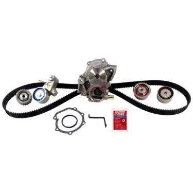 Imagem de ACDelco Kit profissional de correia dentada TCKWP304B com bomba de água, tensor e 3 polias intermediárias