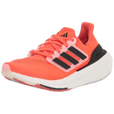 Imagem de Adidas Tênis de corrida masculino Ultraboost Light, Solar vermelho/preto/branco, 48