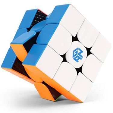 Imagem de LotFancy Gan 356 Rs, Gan Cube 3X3, Magic Cube, Stickerless Speed Cube Puzzle Toy Para Crianças E Adultos