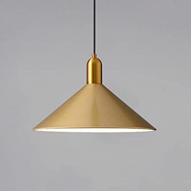 Imagem de YQSLQZZ Lustre de sala de jantar, luminária pendente de ilha de cozinha industrial retrô, altura ajustável acima da mesa de jantar luzes de teto suspensas, para corredor bar pia sala de estar