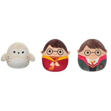 Imagem de Pelúcias Harry Potter e Edwiges 20cm – Coleção Mágica | Bonecos Fofos Inspirados no Mundo de Hogwarts | Super Macios e Colecionáveis - Envio Aleatório (1 Unidade)