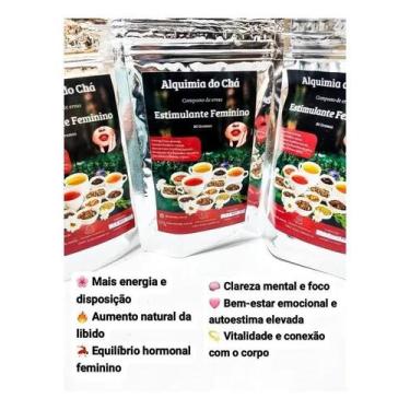 Imagem de Chá Composto Energético Feminino Energia 80 Gr - Nomady