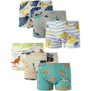 Imagem de Toddler Boy Trainer Dino Underwear Potty Boy Boxer 4T - Boboking