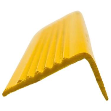 Imagem de Kit 8 cantoneira degrau escada porta 1mt amarela 30mm x 16mm - DI SIER