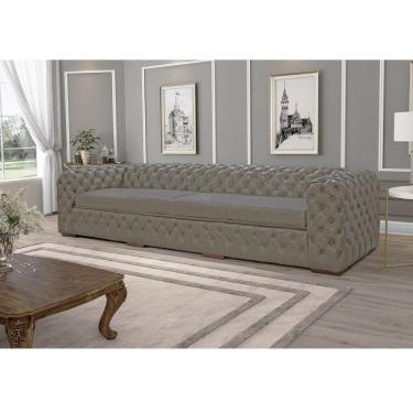 Imagem de Sofá 4 Lugares Astúria 280cm Couro Natural Fendi