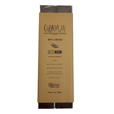 Imagem de Chocolate 64% Cacau com Açúcar Demerara Orgânico CHoKolaH 500g