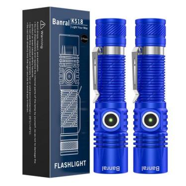 Imagem de Lanterna tática Banral K518 Recarregável USB-C 500m