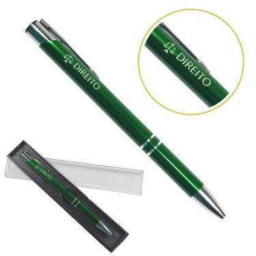 Imagem de Caneta Personalizada Coloridas Cursos Metal Profissional Direito - Sem