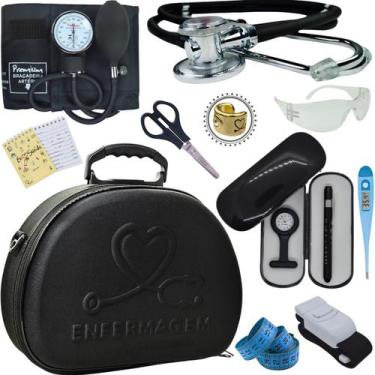 Imagem de Kit Fisioterapia Maleta Goniometro Martelo Buck Completo - Love Saude,