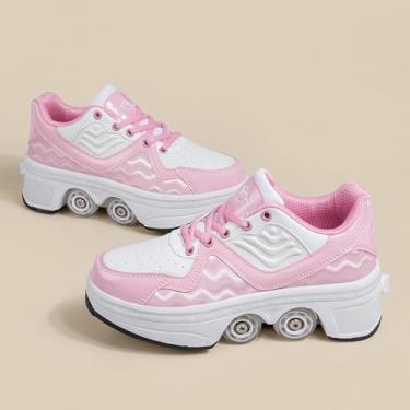 Imagem de Sapato De Skate, Kick Rollers, Roller Skate, Rollar Skates, Patins Em Linha Adultos, Roller Shoe, Kids Roller Skates, Rollerskate, 36
