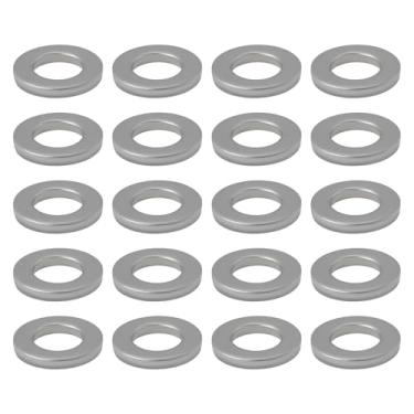 Imagem de SING F LTD 20 peças de arruela plana M6x12 mm aço inoxidável 304 7555998 para quadriciclo e esportes ao ar livre