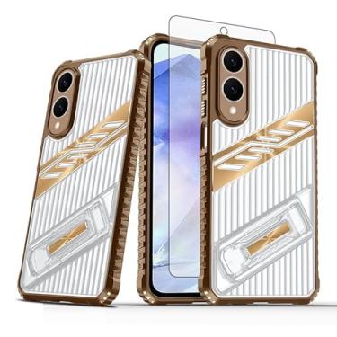 Imagem de Asuwish Capa de celular para Samsung Galaxy S25 Edge com protetor de tela de vidro temperado e suporte resistente à prova de choque acessórios para suporte rígido S25Edge 25S S 25 25Edge feminino