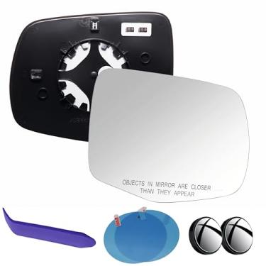 Imagem de EAP Vidro espelhado de passageiro compatível com Honda Pilot 2016-2022, Ridgeline 2017-2025, Passport 2019-2023, aquecido sem escurecimento automático, 76204TG7A11 76204TG7A01 76204TG7A91