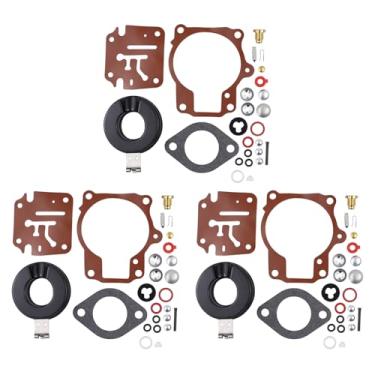 Imagem de DriveFix Kit de reparo de reconstrução de carburador com boia para Johnson Evinrude 18 20 25 28 30 34 40 45 48 50 55 60 65 70 75 HP