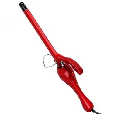 Imagem de Modelador De Cachos Ionização Ondas Profissional Cacheador 220V 127V 9 mm Anti Frizz À Prova Negativos Sem Danos Ao Cabelo Rápido Aquecimento (Vermelho)