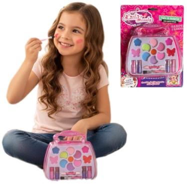 Imagem de Kit de Maquiagem Infantil – Maleta Fashion com Sombras, Brilhos e Batons | Seguro, Colorido e Perfeito para Presentear (Quantidade)