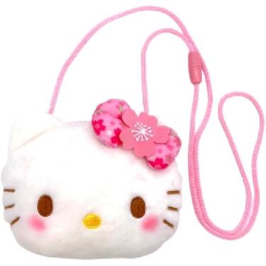Imagem de Nakajima Corporation 191625-24 Sakura Kimono Face Pochet, Hello Kitty