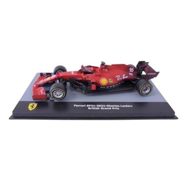 Imagem de OPO 10 - Formula 1 car Compatible with Ferrari SF21-2021 Charles Leclerc British Grand Prix, 1/43 Scale - F1F104