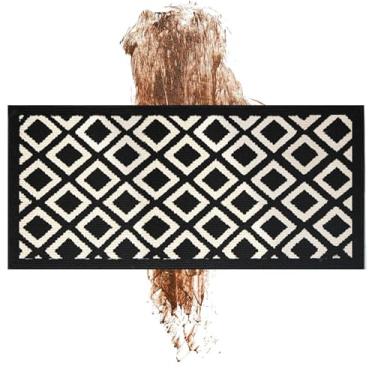 Imagem de Shakven Tapete de cozinha, tapetes de cozinha para chão,Tapetes de cozinha xadrez Tapetes de cozinha absorventes e antiderrapantes - Tapete impermeável lavável e macio para casa e cozinha