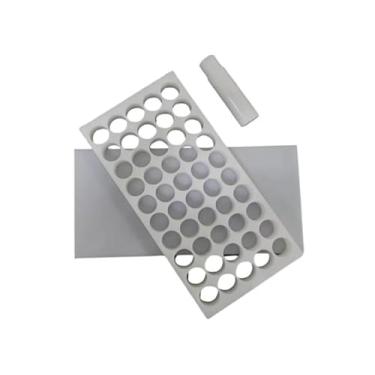 Imagem de Placa Porcionadora de Doces Brigadeiro Beijinho 10g 45 Furos