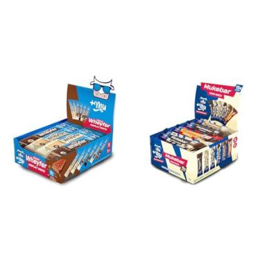 Imagem de +Mu Kit Proteico, Chocowheyfer Display 12 unidades, Mukebar Misto 720g