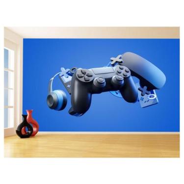 Imagem de Papel De Parede 3D Salão De Jogos Controle Play 3,5M Jcs113 - Você Dec