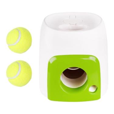 Imagem de Lançamento automático de bola para cães, lançamento automático de bola para cães | Máquina interativa de brinquedos para buscar, mastigar, saltar, rolar, saltar, brincar