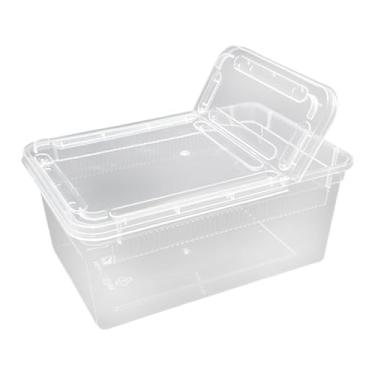 Imagem de Fxzqgnh Caixa Portátil para Alimentação/criação de Répteis com Tampa, Transparente, para Rãs, Escorpiões, Caranguejos-eremitas E Besouros-escorpião, Style C