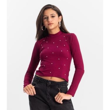 Imagem de Blusa Juvenil Feminina Em Ribana Minty-Feminino
