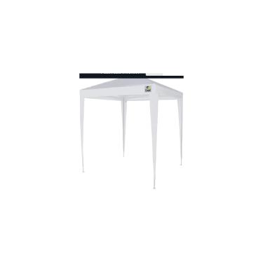 Imagem de Gazebo Dobrável 2x2m, Cobertura em Poliéster 210D, Estrutura de Aço e Alumínio, 2,45m de Altura, para Praia, Parque, Acampamento, Quintal, Eventos ao Ar Livre
