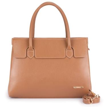 Imagem de Bolsa Feminina Estruturada Ombro Grande Couro Sifra (CARAMELO)