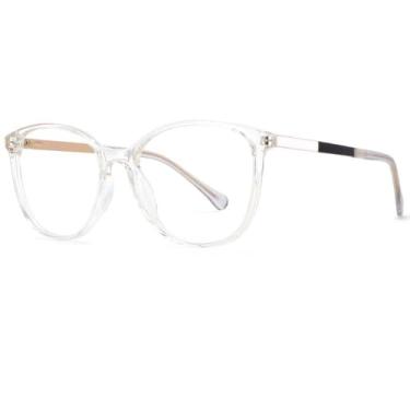 Imagem de Armação de óculos redonda feminina (transparente)