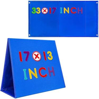 Imagem de Placa de flanela de feltro 33 x 33 cm, placa de aprendizagem de histórias de feltro para crianças, sala de aula, pré-escola, canto infantil, interativo, dobrável, suporte, para paredes baord, uso