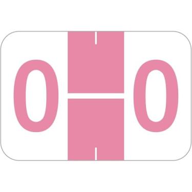 Imagem de 240 peças de etiquetas de pasta de arquivos, alfabeto, guias de índice de código de cores alfabéticas compatíveis com Smead 2,5 cm x 1-1/5.1 cm Barkley/Sycom FABKM - Adesivos Alpha compatíveis com a