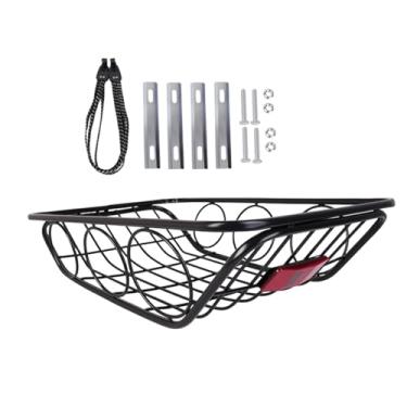 Imagem de Dynwave Cesto traseiro para bicicleta, organizador para diversos itens, com grande capacidade de armazenamento, versátil e ideal para transportar animais de, O Shaped