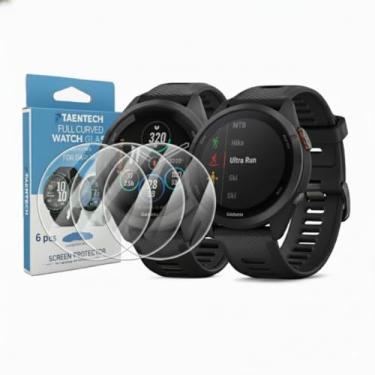 Imagem de TAENTECH Pacote com 6 protetores de tela para Garmin Enduro 3 de 51 mm Fácil Instalação. Película TPU transparente antiarranhões e antibolhas, kit de limpeza incluído