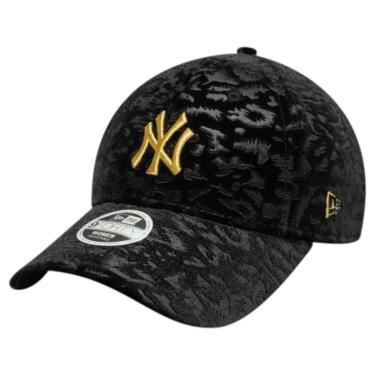 Imagem de Boné New Era Feminino 940CS MLB NY Yankees Veludo Gold-Feminino