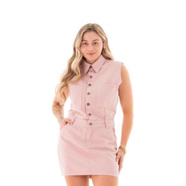 Imagem de Vestido Collor Feminino Arauto, Rosa, G