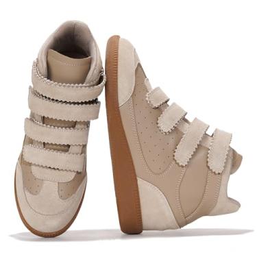 Imagem de Project Cloud Tênis feminino com cadarço para mulheres, tênis femininos modernos com palmilha de espuma viscoelástica, tênis femininos antiderrapantes (marant), Cinzento-acastan, 36