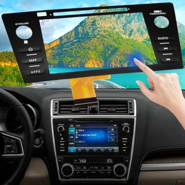 Imagem de TsuperU Substituição de digitalizador de tela sensível ao toque de 8 polegadas para Subaru Outback Legacy Radio Screen 2018 2019, compatível com tela sensível ao toque 86471-AL68A 86431-AL66A OEM