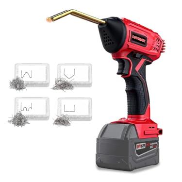 Imagem de Soldador de plástico, kit de soldagem de plástico 3 em 1, kit de soldador de reparo de plástico, kit de reparo de para-choques de carro para a maioria dos plásticos, número de patente (sem bateria)