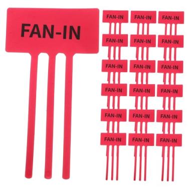 Imagem de Hohopeti 10 folhas de adesivos indicadores de ar condicionado para direção de fluxo de ar etiquetas adesivas para sistemas HVAC e ventilação, adesivos de fácil identificação