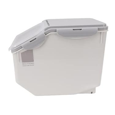 Imagem de GLOGLOW Embalagem de Armazenamento de Alimentos Organizador Hermético de Grãos de Plástico Com Copo Medidor para Suprimentos de Cozinha e Recipiente de Armazenamento de Arroz para Preservação de