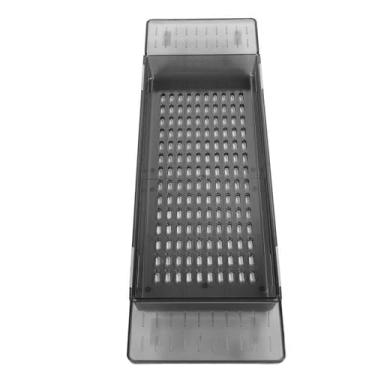 Imagem de Yinhing Prateleira Expansível e Bandeja para Banheira Com Alças Antiderrapantes para Uma Experiência de Banho Relaxante na Cor Verde Claro, Ideal para Guardar Livros, Tablets, Velas e Muito Mais No