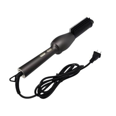 Imagem de Brrnoo Escova Alisadora de Cabelo de Cerâmica, Aquecimento PTC, 3 Configurações de Temperatura, 160°C-200°C, Cabelo Com Distribuição Uniforme de Calor, para Todos Os Tipos de (Plugue dos EUA)